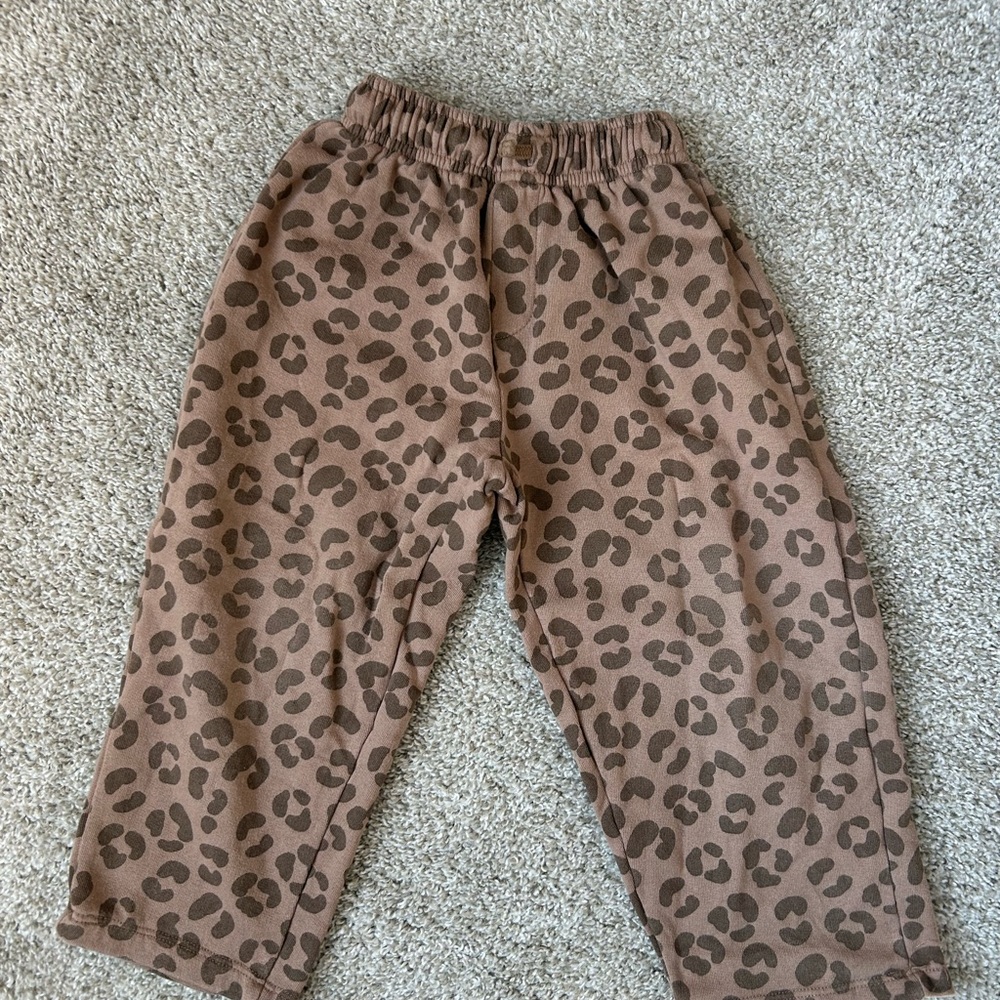 Zara Baby Girls Leopard Print Brown Pants